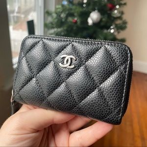 CHANEL Black Coin Purse